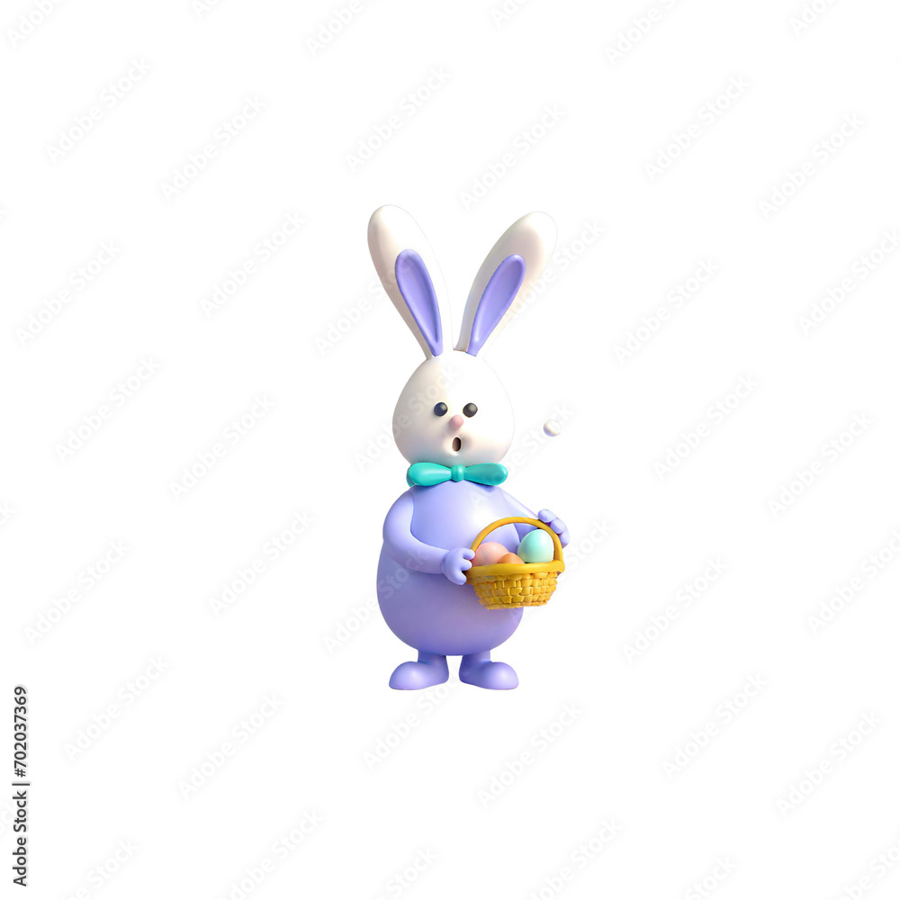 Obraz premium easter bunny with egg