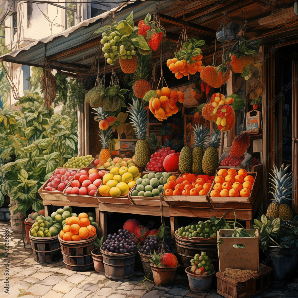 Fruit market Fruit market