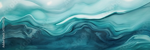 abstract wave pattern  in the style of dark turquoise