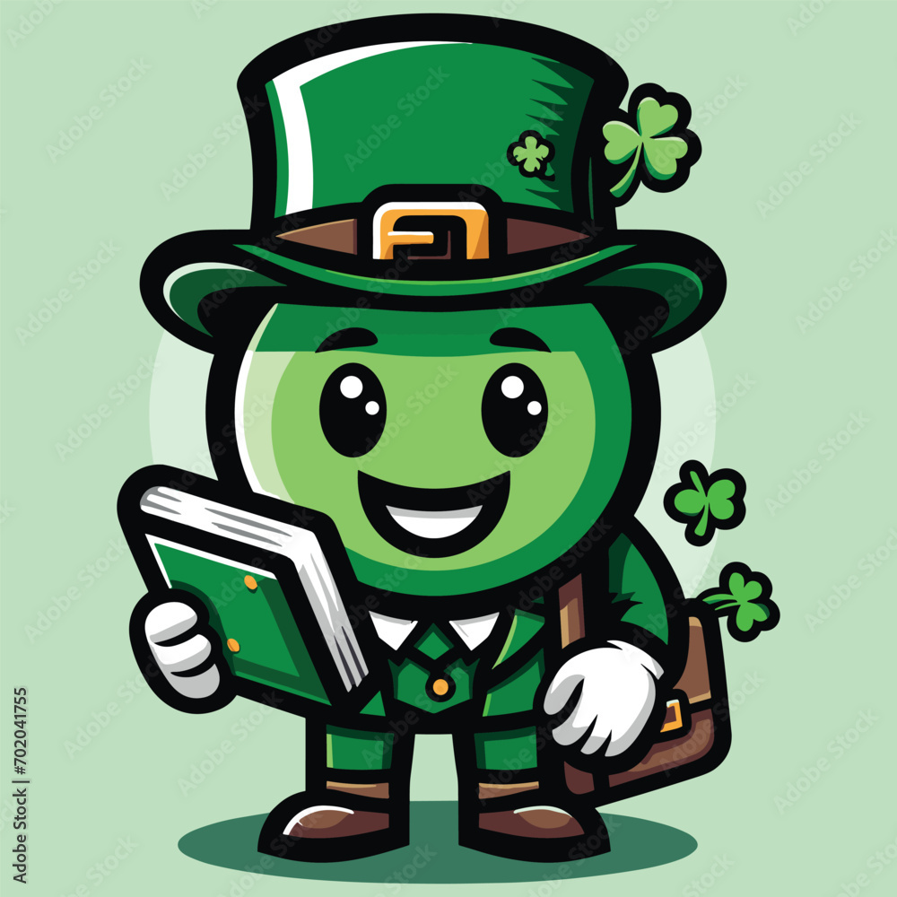 Free vector cute character celebrate st patrick's day 2024 cartoon vector flat isolated illustration Free vector cute character celebrate st patrick's day 2024 cartoon vector flat isolated illustration
