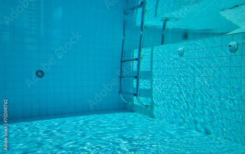 The underwater image of the swimming pool © jamesteohart
