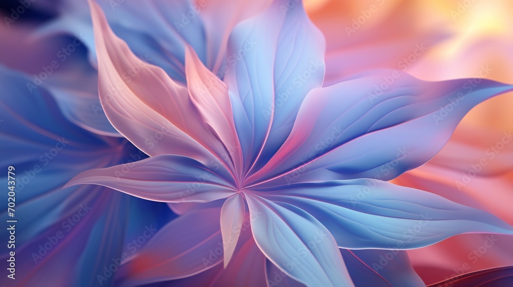 A close-up of a Japanese maple leaf unveils wavy calming hues, the delicate serrations forming a soothing visual melody A close-up of a Japanese maple leaf unveils wavy calming hues, the delicate serrations forming a soothing visual melody