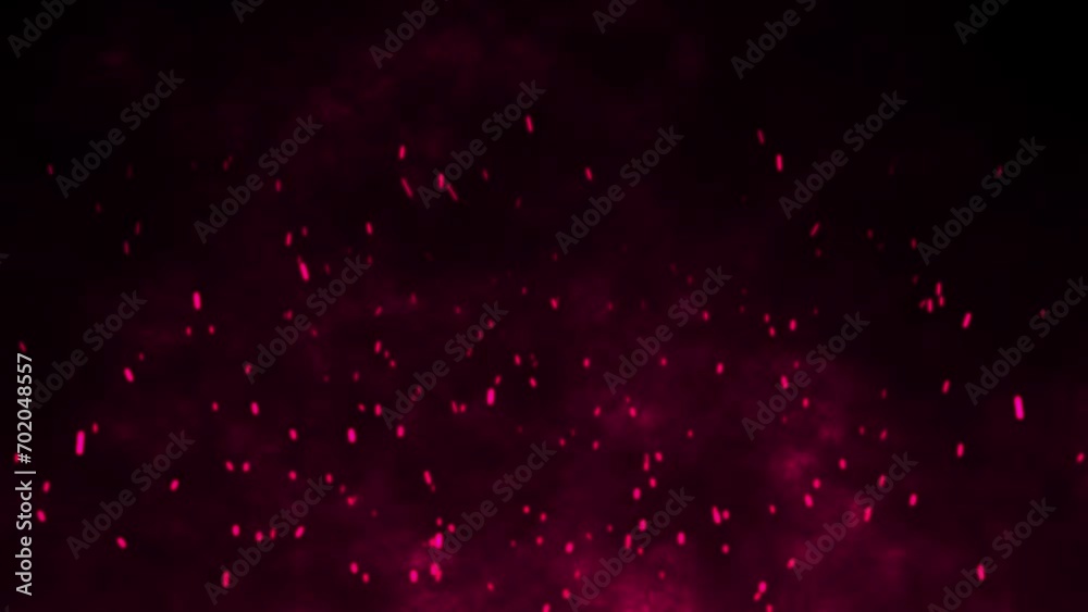 3D animation motion flames fiery hot ember sparks firework glow flying ...
