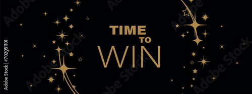 Time to win sign 