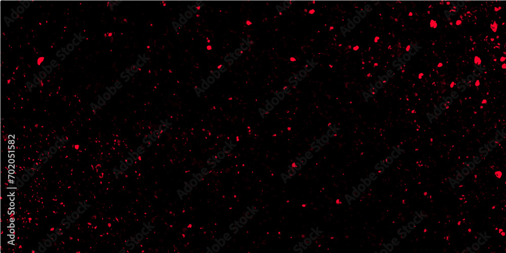 Red bokeh abstract background. Modern realistic seamless glitters background. Colourful glowing Christmas garland with blur background and bokeh.