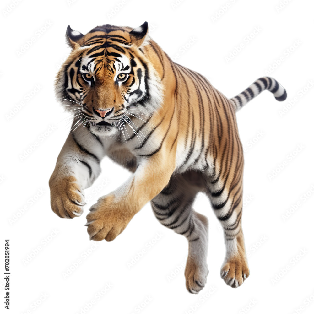A Tiger Leaps