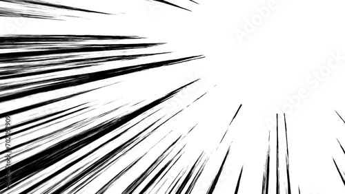 Concentration lines in the corners