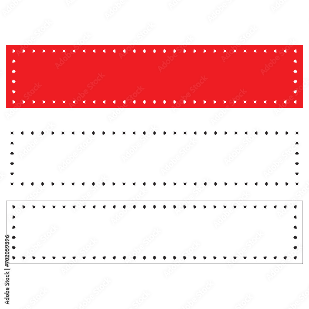 Disclaimer frame vector