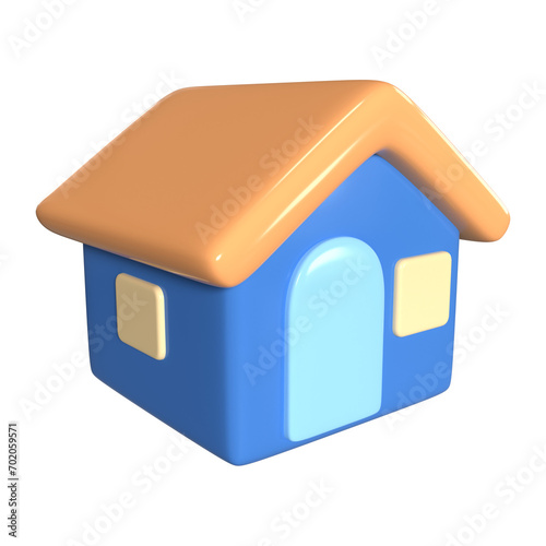 Homepage 3D Illustration Icon