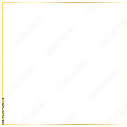 gold square transparent background