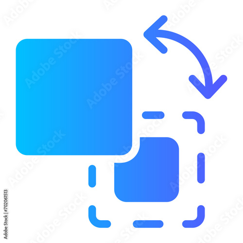 rotate Gradient icon