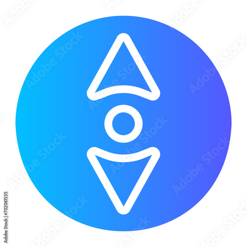 Free Download scroll Gradient icon - GFXLoad
