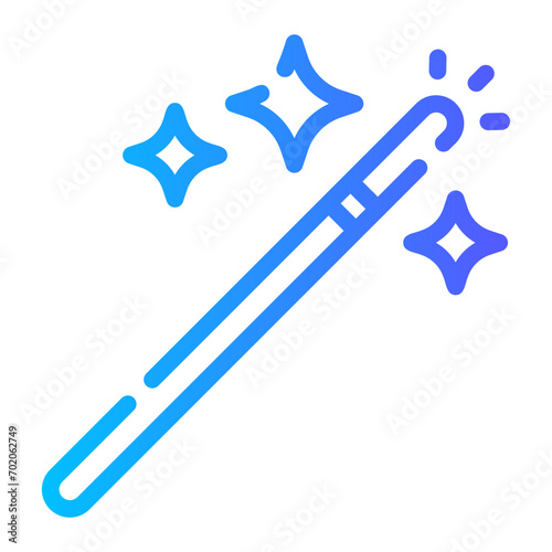 magic wand Line Gradient Icon