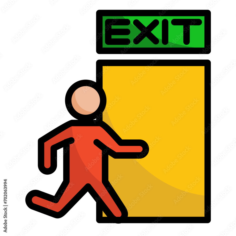 Exit Door Icon Exit Door Icon