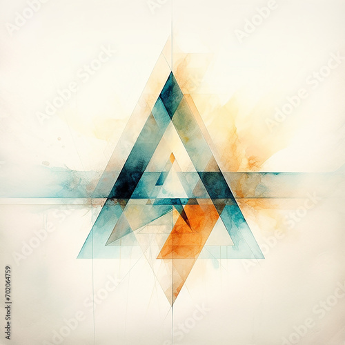 Overlapping Translucent Triangles, Abstract