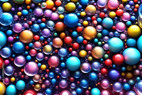 abstract background with bubbles