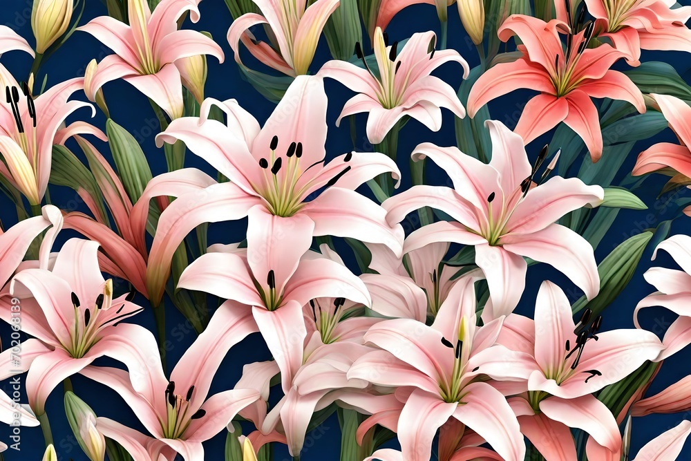 pink lily flower pink lily flower