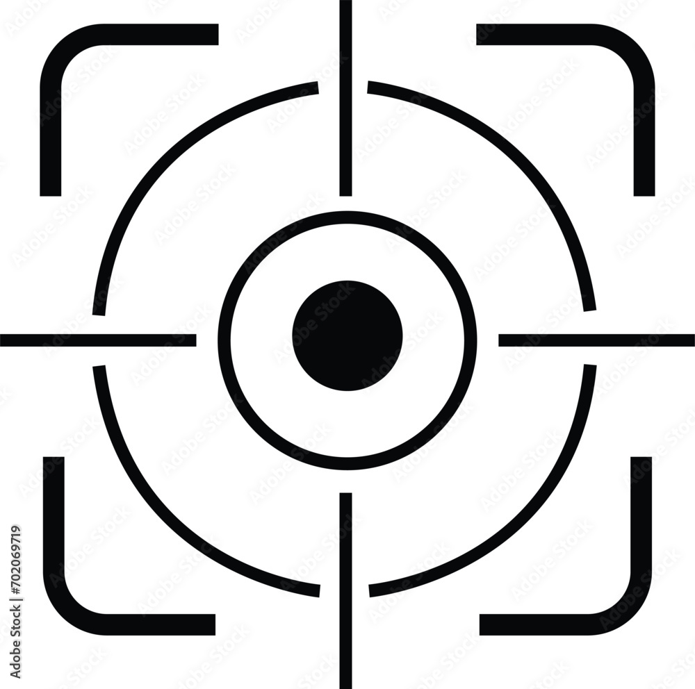 Target destination icon. Aim sniper . Focus cursor bull eye mark . Vector, Gun Sight Crosshairs Bullseye. sniper rifle target. Focus target vector icon. Target goal, focus arrow. marketing aim design, Target destination icon. Aim sniper . Focus cursor bull eye mark . Vector, Gun Sight Crosshairs Bullseye. sniper rifle target. Focus target vector icon. Target goal, focus arrow. marketing aim design,