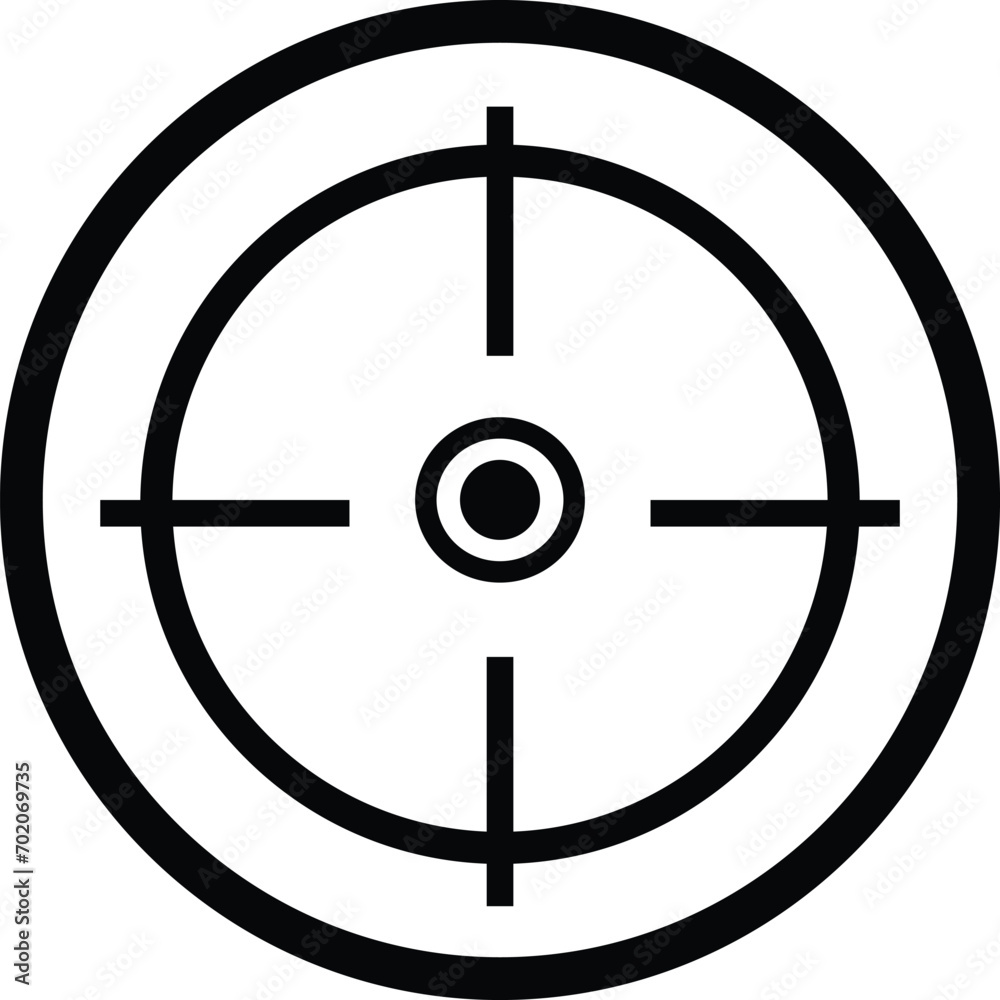 Target destination icon. Aim sniper . Focus cursor bull eye mark . Vector, Gun Sight Crosshairs Bullseye. sniper rifle target. Focus target vector icon. Target goal, focus arrow. marketing aim design, Target destination icon. Aim sniper . Focus cursor bull eye mark . Vector, Gun Sight Crosshairs Bullseye. sniper rifle target. Focus target vector icon. Target goal, focus arrow. marketing aim design,