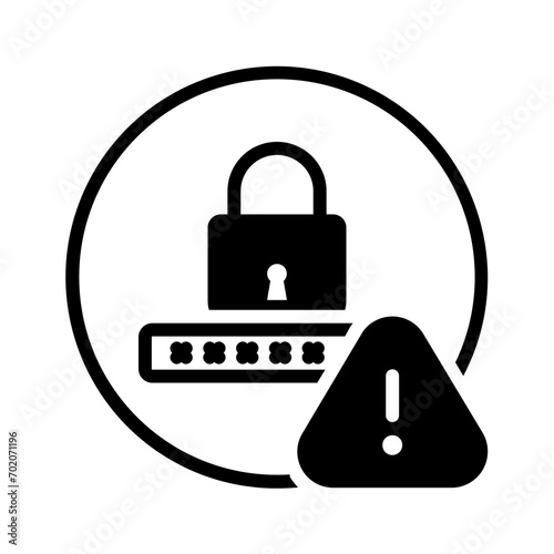 Solid black icon for Forgot password
