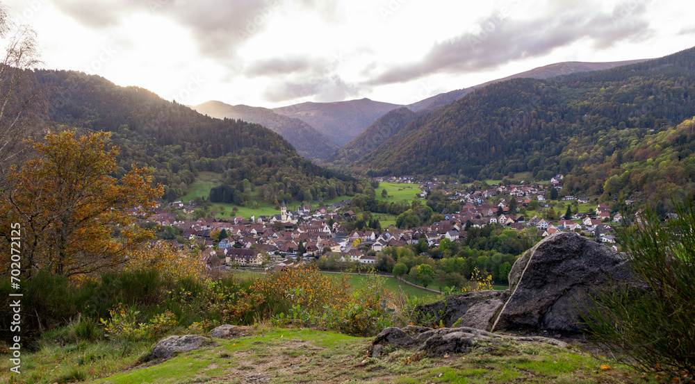 Obraz premium Vallée dans les Vosges