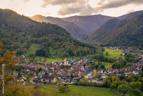 Vall  e dans les Vosges
