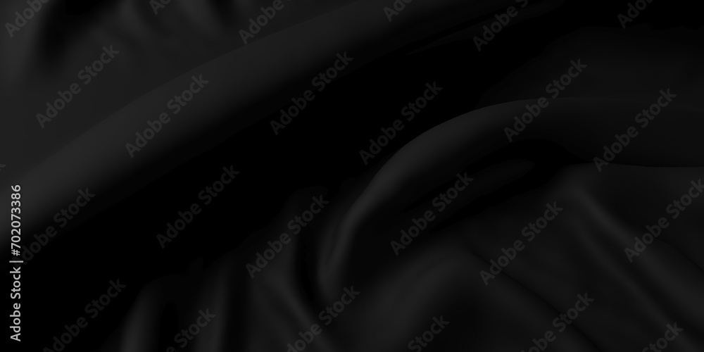 Black silk satin. Shiny smooth fabric. Abstract silk cloth background Black silk satin. Shiny smooth fabric. Abstract silk cloth background