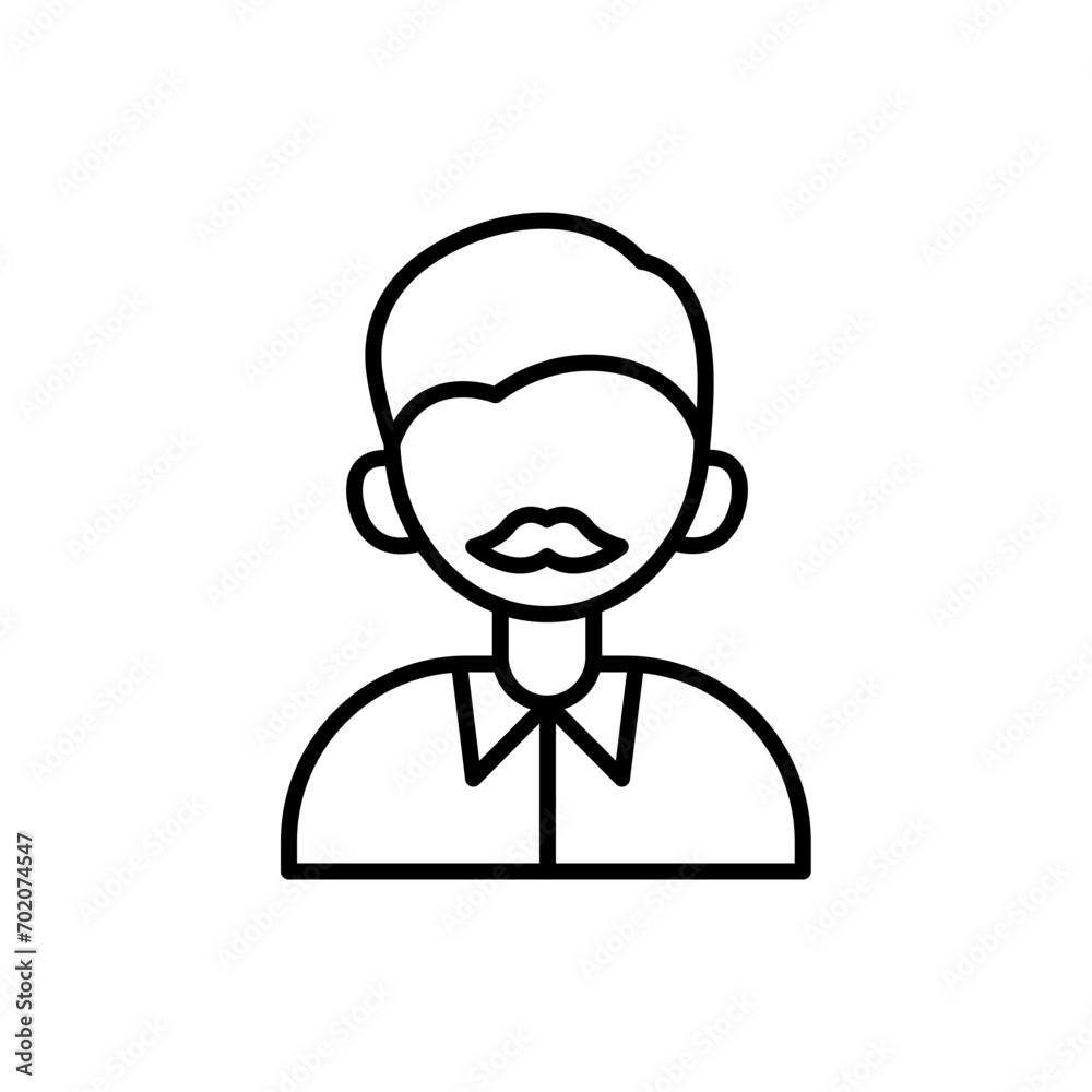 Father outline icons, minimalist vector illustration ,simple transparent graphic element .Isolated on white background Father outline icons, minimalist vector illustration ,simple transparent graphic element .Isolated on white background