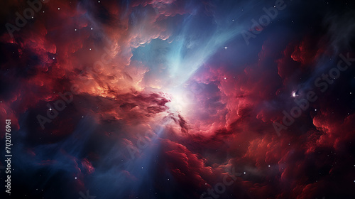 Cinematic galaxy and space illustration aigenerated © Saleem