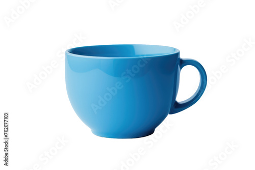 Blue Cup Design Isolated on Transparent Background
