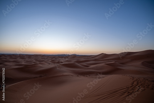 
Merzogua desert landscape in Morocco
