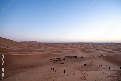 
Merzogua desert landscape in Morocco