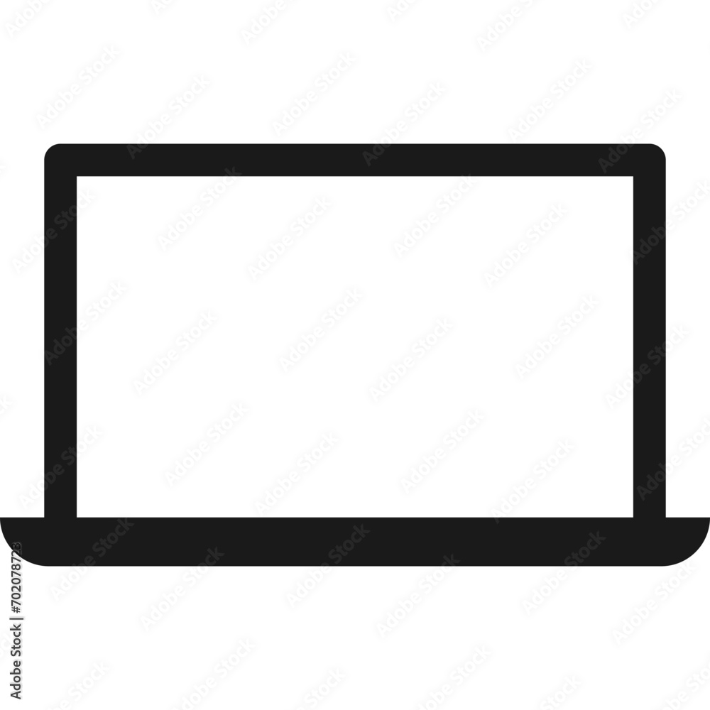 Laptop Line Icon