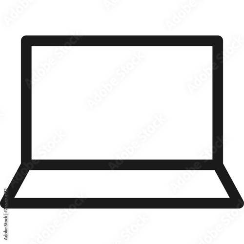 Laptop Line Icon