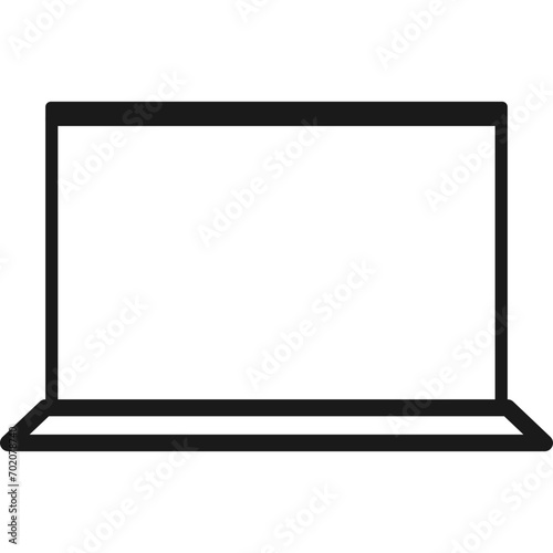 Laptop Line Icon © Casio