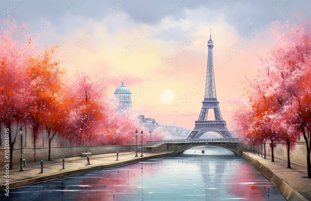 Obraz premium Springtime in Paris