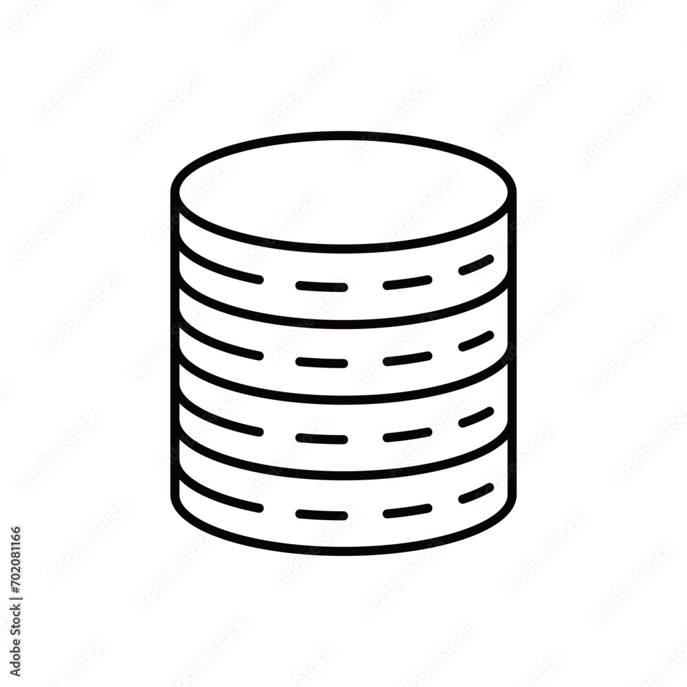 database icon design. computer server sign and symbol. database icon design. computer server sign and symbol.