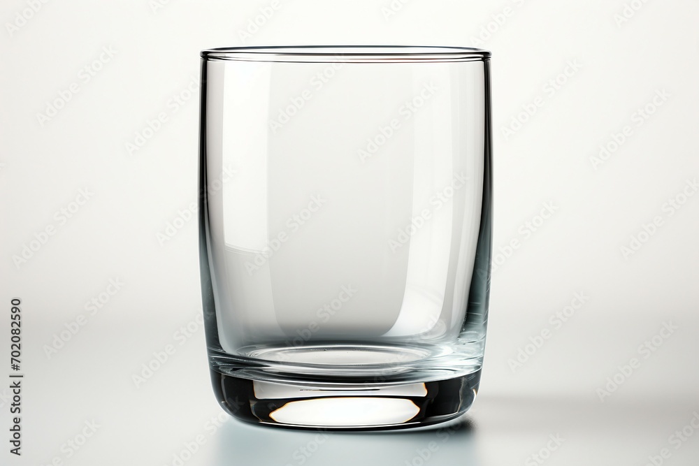 a clear glass with a white background a clear glass with a white background