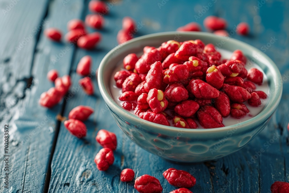 a bowl of red food a bowl of red food