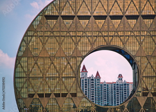 Guangzhou Circle, Guangdong province, China. A striking building with a special shape