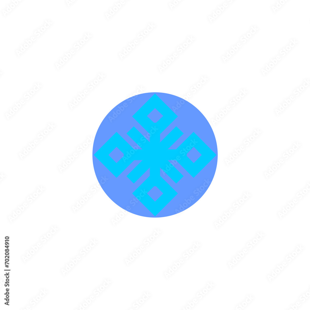 snow flake with circle background background snow flake with circle background background