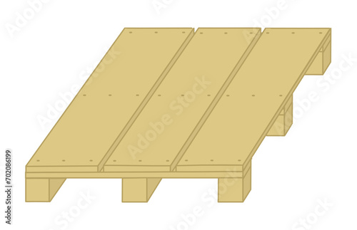 Wooden pallet - Works construction, DIY, industry, logistics, woodwork and joinery