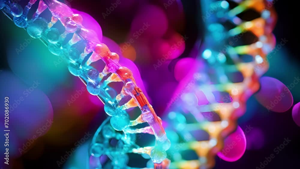A zoomedin view of a CRISPRCas9 protein complex actively cleaving DNA, showcasing its ability to make precise edits in the genetic code.