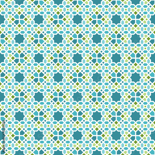 Islamic Ornament Seamless Pattern Design