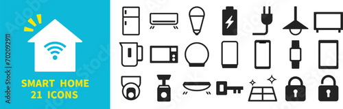 スマートホーム関連のアイコンセット