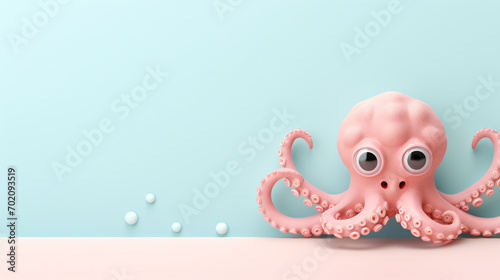 Creative animal concept. Octopus