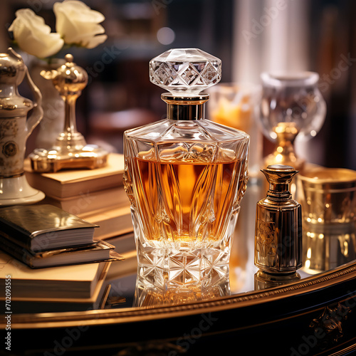 A luxury perfume in shop