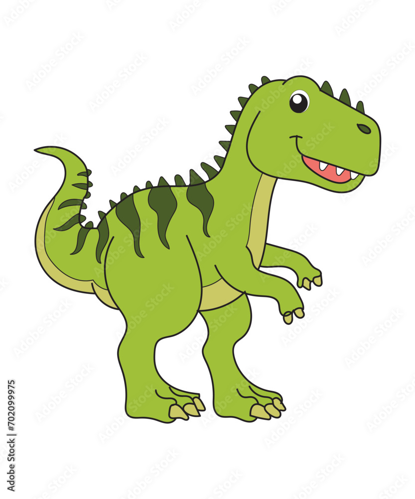 Fototapeta premium Dinosaur Vector Illustration