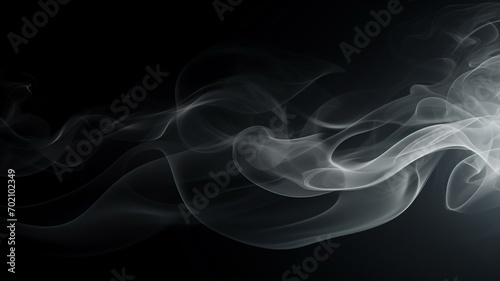 White Smoke Smoky Energy Flow Abstract Background