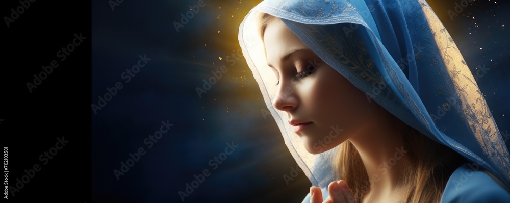 Holy picture of Virgin Mary